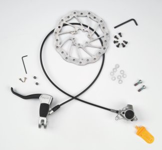 Hydraulik-Scheibenbremsen Magura "Louise", Komplett-Set VR & HR