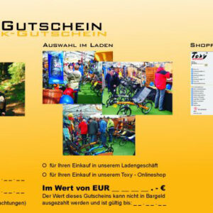 Toxy Geschenk-Gutschein