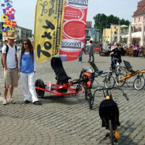 Werbefahne, H�he ca. 3m