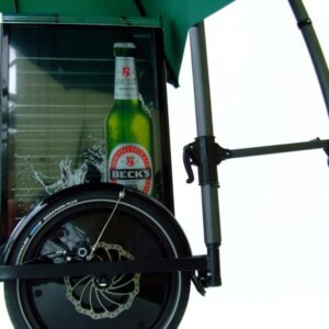 Schirm-Halterung f�r Ihren Werbeschirm